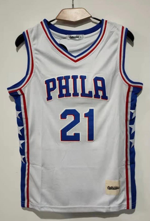 Joel Embiid YOUTH Philadelphia 76ers Jersey Classic Authentics