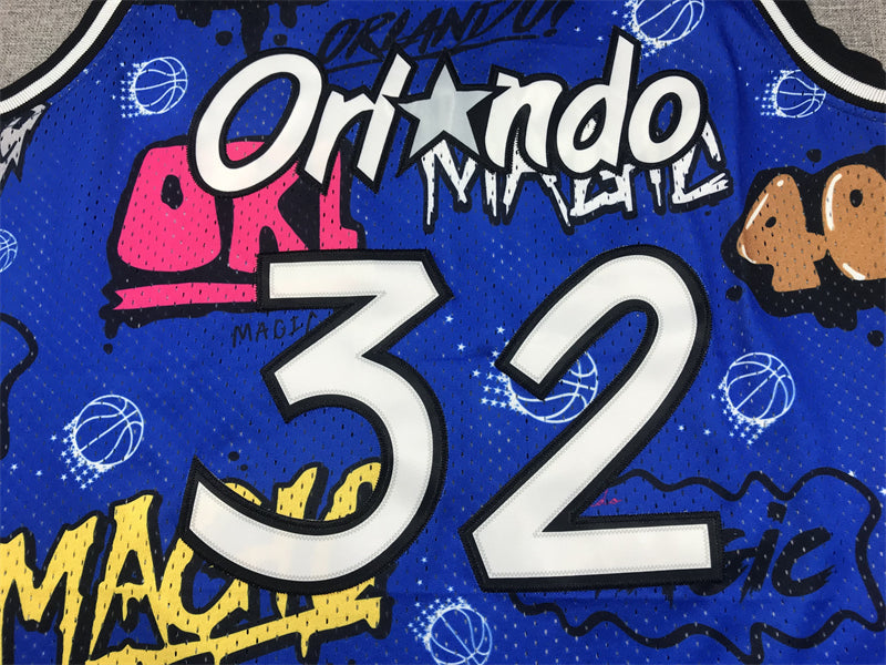 Shaquille O’Neal YOUTH KIDS Orlando Magic Official NBA Graffiti Jersey