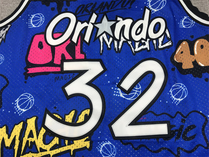 Shaquille O’Neal YOUTH KIDS Orlando Magic Official NBA Graffiti Jersey