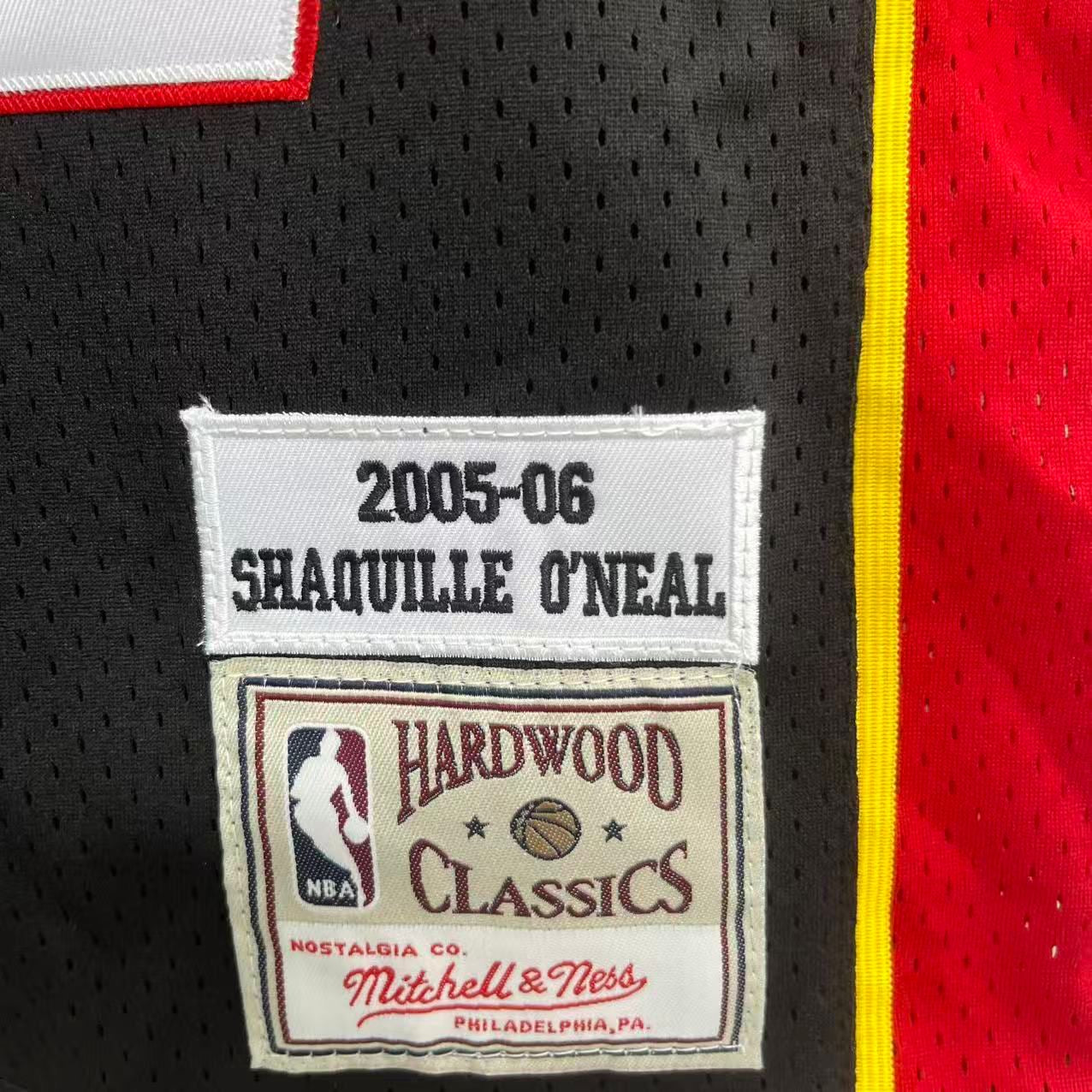 Shaquille O’Neal Miami Heat YOUTH KIDS Official NBA Mitchell & Ness Jersey Black