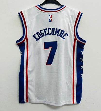 V. J. Edgecombe YOUTH KIDS Philadelphia 76ers Official NBA Jersey