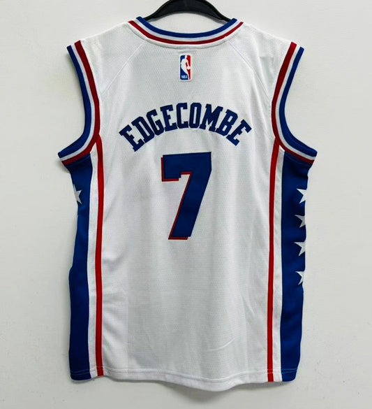 V. J. Edgecombe YOUTH KIDS Philadelphia 76ers Official NBA Jersey