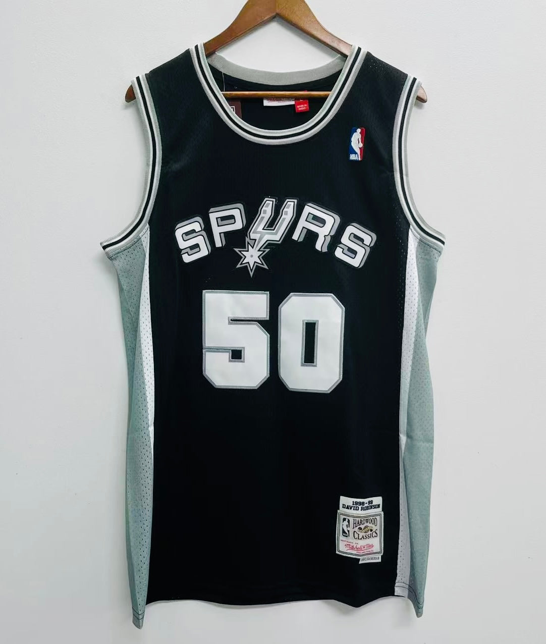David Robinson San Antonio Spurs YOUTH Official NBA Mitchell & Ness Jersey