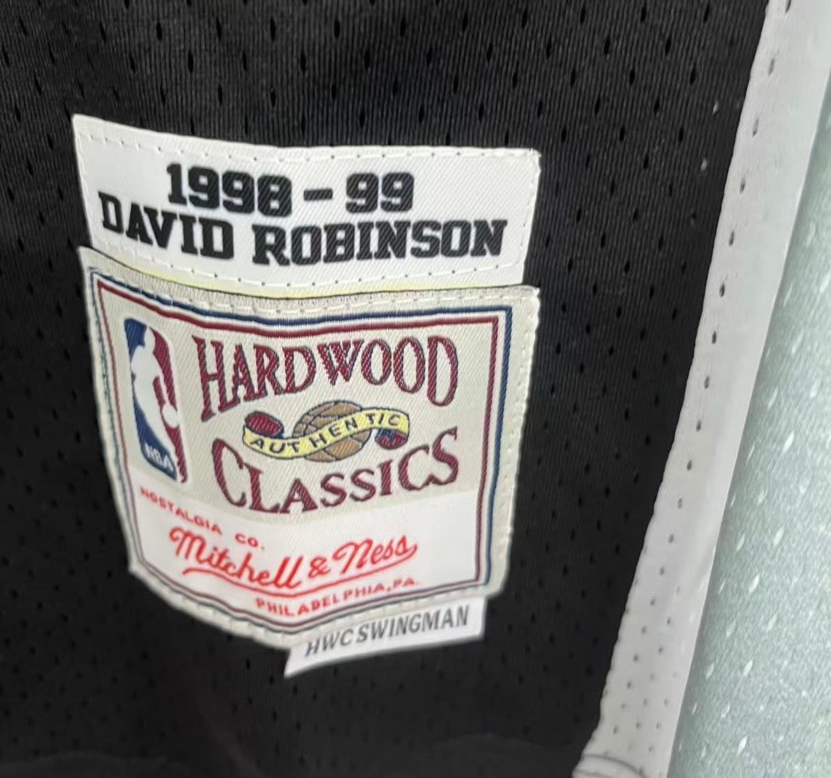 David Robinson San Antonio Spurs YOUTH Official NBA Mitchell & Ness Jersey