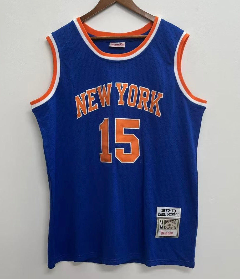 Earl Monroe YOUTH New York Knicks Official NBA Jersey