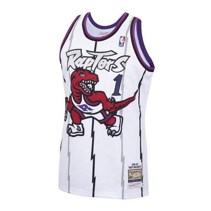 Tracy McGrady YOUTH KIDS Toronto Raptors Jersey Mitchell & Ness white