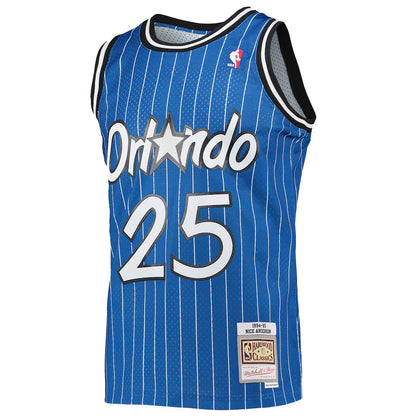 Nick Anderson YOUTH Orlando Magic Official NBA Mitchell & Ness Jersey blue