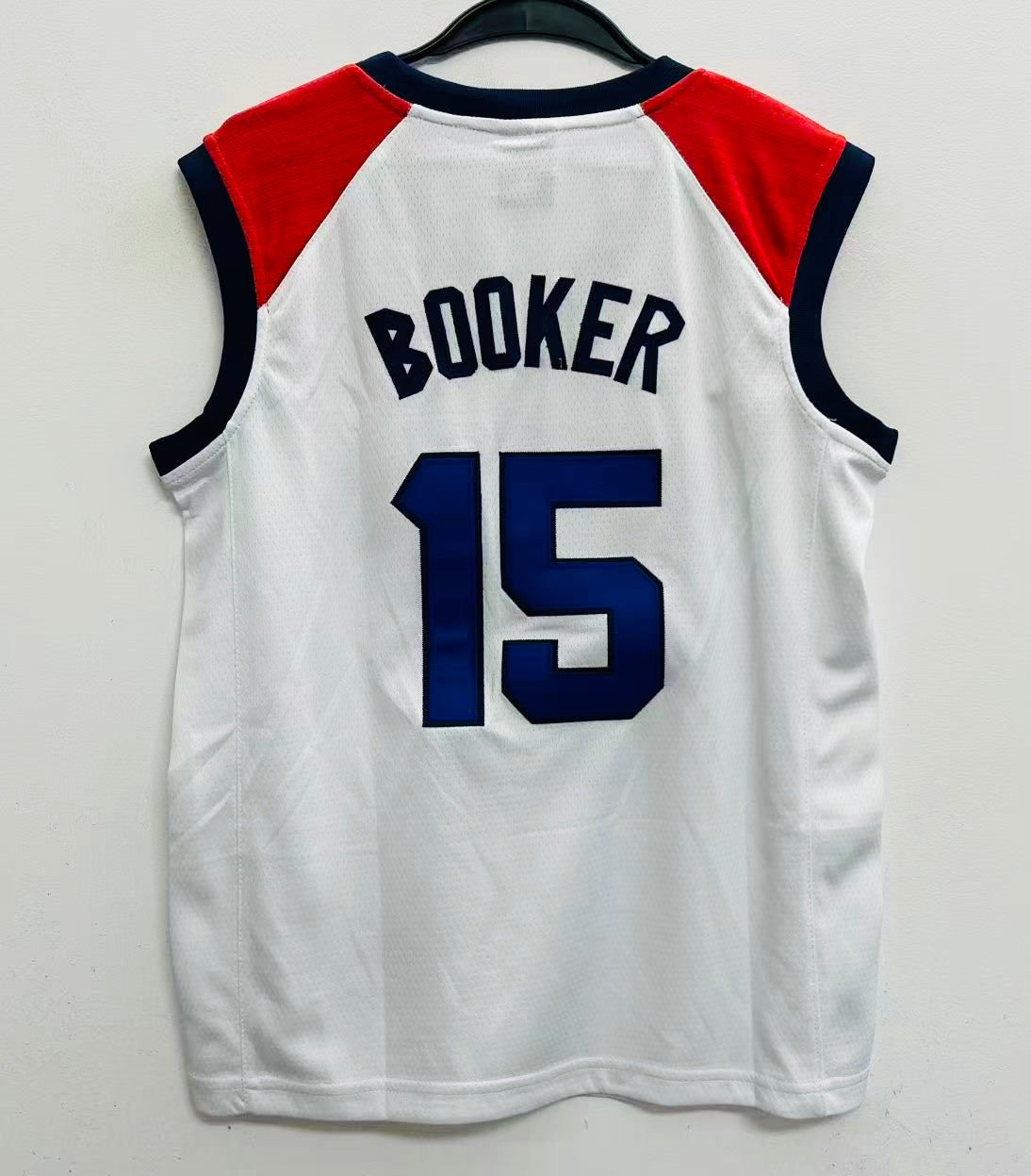 Devin Booker YOUTH KIDS USA Basketball Olympic Nike Jersey White