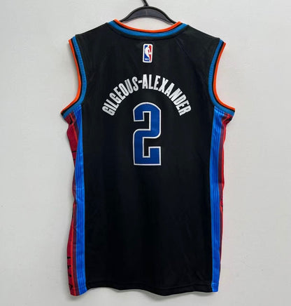 Shai Gilgeous - Alexander Oklahoma City Thunder Official Nike YOUTH Jersey black