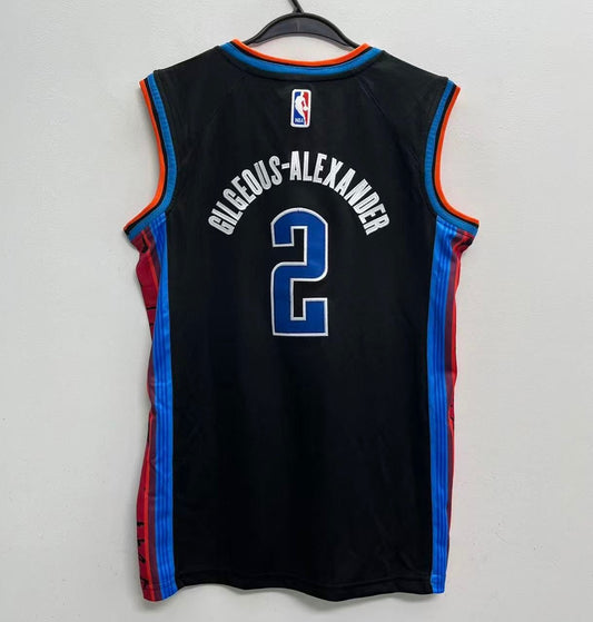 Shai Gilgeous - Alexander Oklahoma City Thunder Official Nike YOUTH Jersey black