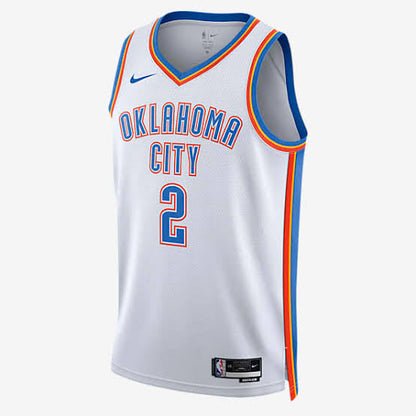 Shai Gilgeous - Alexander Oklahoma City Thunder Official Nike YOUTH Jersey white