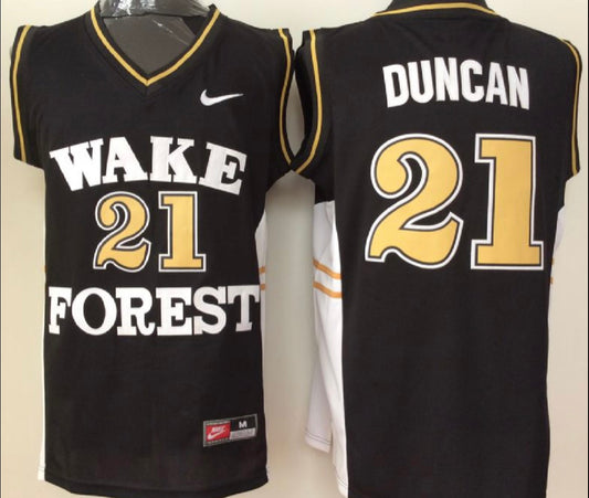 Tim Duncan YOUTH KIDS Wake Forest Official NCAA Nike Jersey
