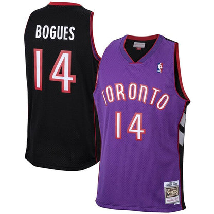 Muggsy Bogues YOUTH KIDS Toronto Raptors Jersey Mitchell & Ness