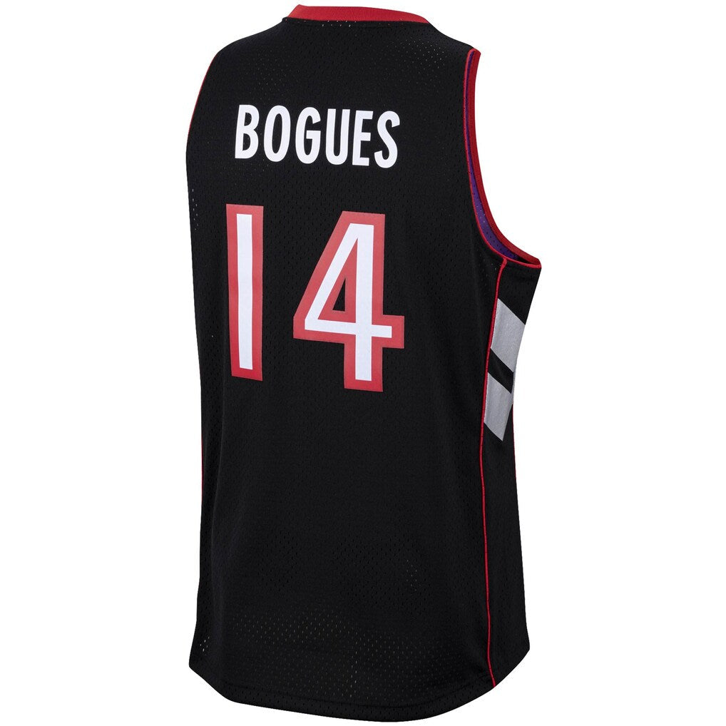 Muggsy Bogues YOUTH KIDS Toronto Raptors Jersey Mitchell & Ness