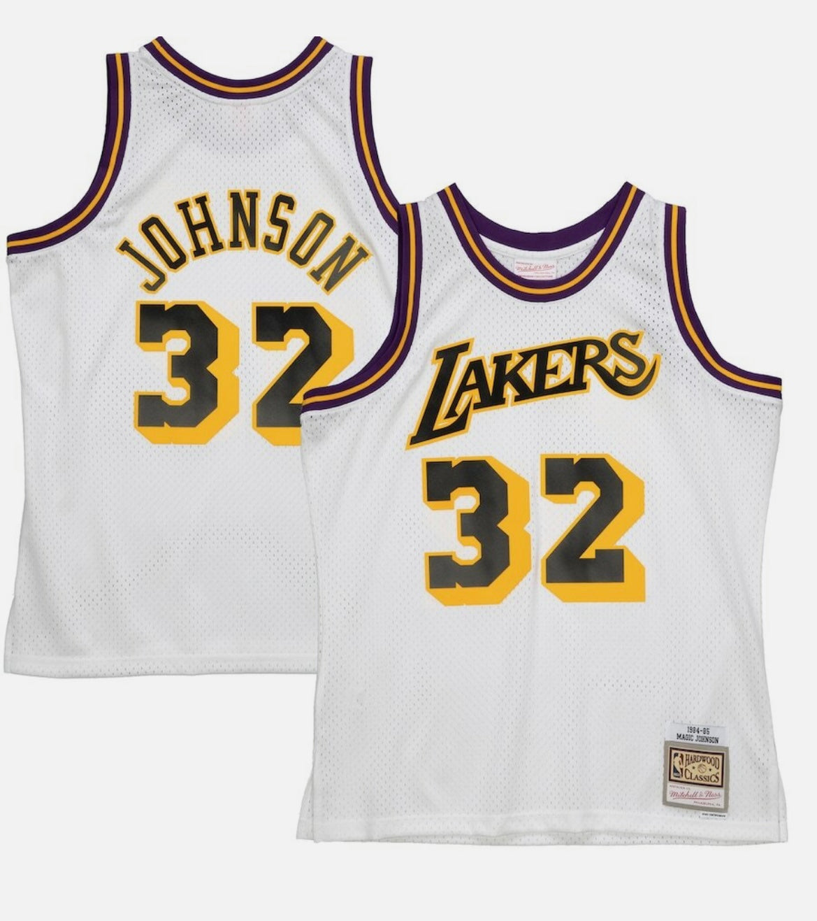Magic Johnson Los Angeles Lakers YOUTH KIDS Official NBA Mitchell & Ness Jersey