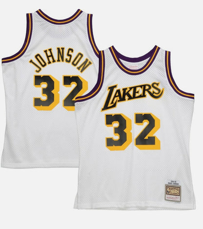 Magic Johnson Los Angeles Lakers YOUTH KIDS Official NBA Mitchell & Ness Jersey