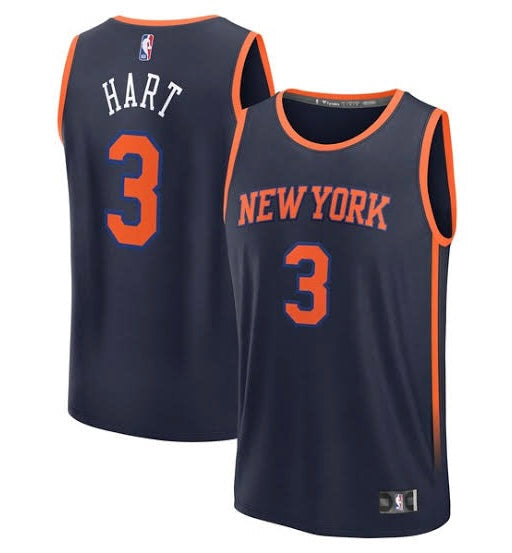 Josh Hart YOUTH KIDS New York Knicks Official NBA Jersey black