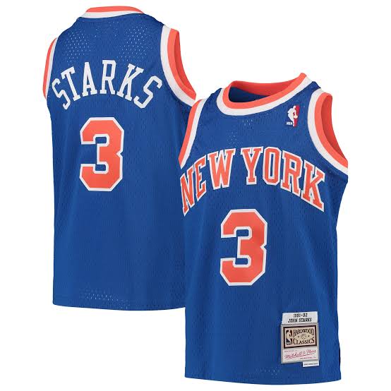 John Starks YOUTH KIDS New York Knicks Official NBA Jersey