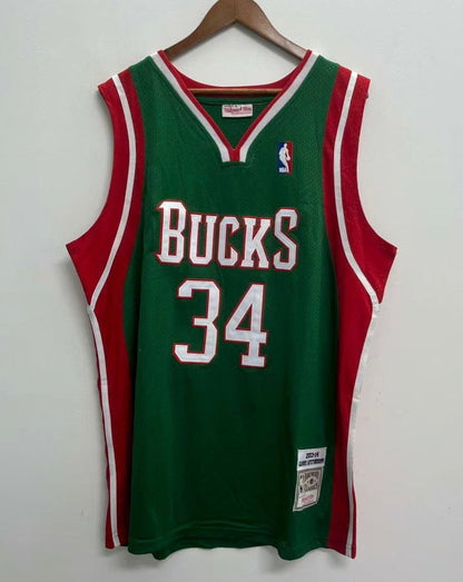 Giannis Antetokounmpo 2013-14 Milwaukee Bucks YOUTH KIDS Mitchell & Ness Jersey