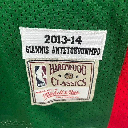Giannis Antetokounmpo 2013-14 Milwaukee Bucks YOUTH KIDS Mitchell & Ness Jersey