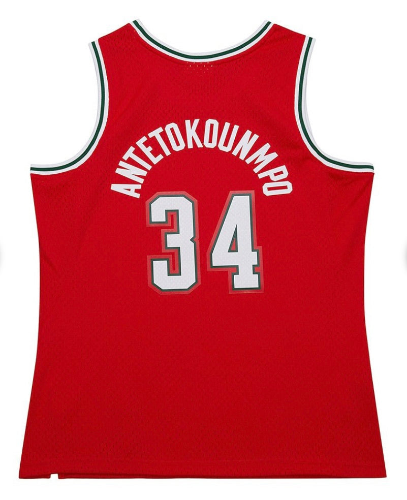 Giannis Antetokounmpo Milwaukee Bucks YOUTH KIDS Mitchell & Ness Jersey