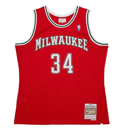 Giannis Antetokounmpo Milwaukee Bucks YOUTH KIDS Mitchell & Ness Jersey
