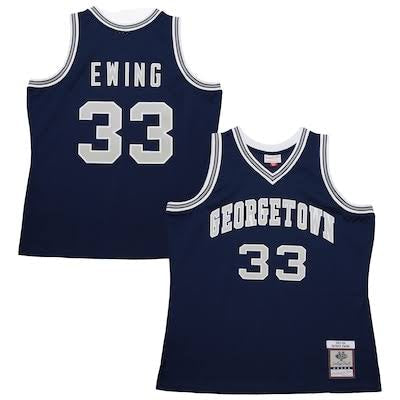 Patrick Ewing 1983 - 1984 Georgetown Hoyas YOUTH KIDS Official NCAA Mitchell & Ness Jersey