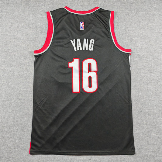 Yang Hansen Portland Trailblazers YOUTH KIDS Official NBA Nike Jersey