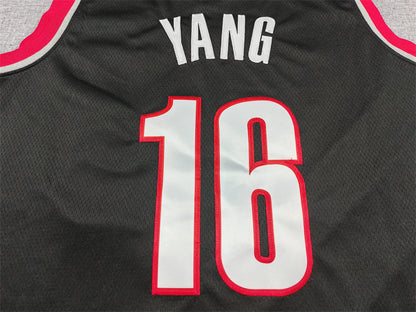 Yang Hansen Portland Trailblazers YOUTH KIDS Official NBA Nike Jersey