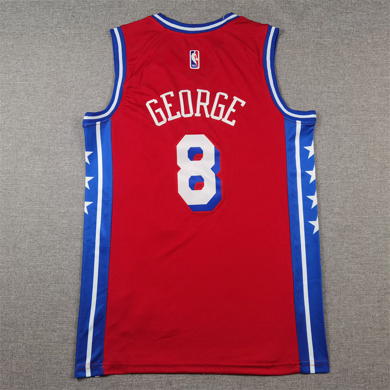 Paul George YOUTH KIDS Philadelphia 76ers Official NBA Jordan brand Jersey