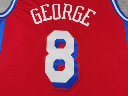 Paul George YOUTH KIDS Philadelphia 76ers Official NBA Jordan brand Jersey