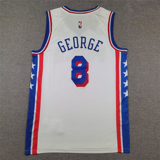 Paul George YOUTH KIDS Philadelphia 76ers Official NBA Jersey