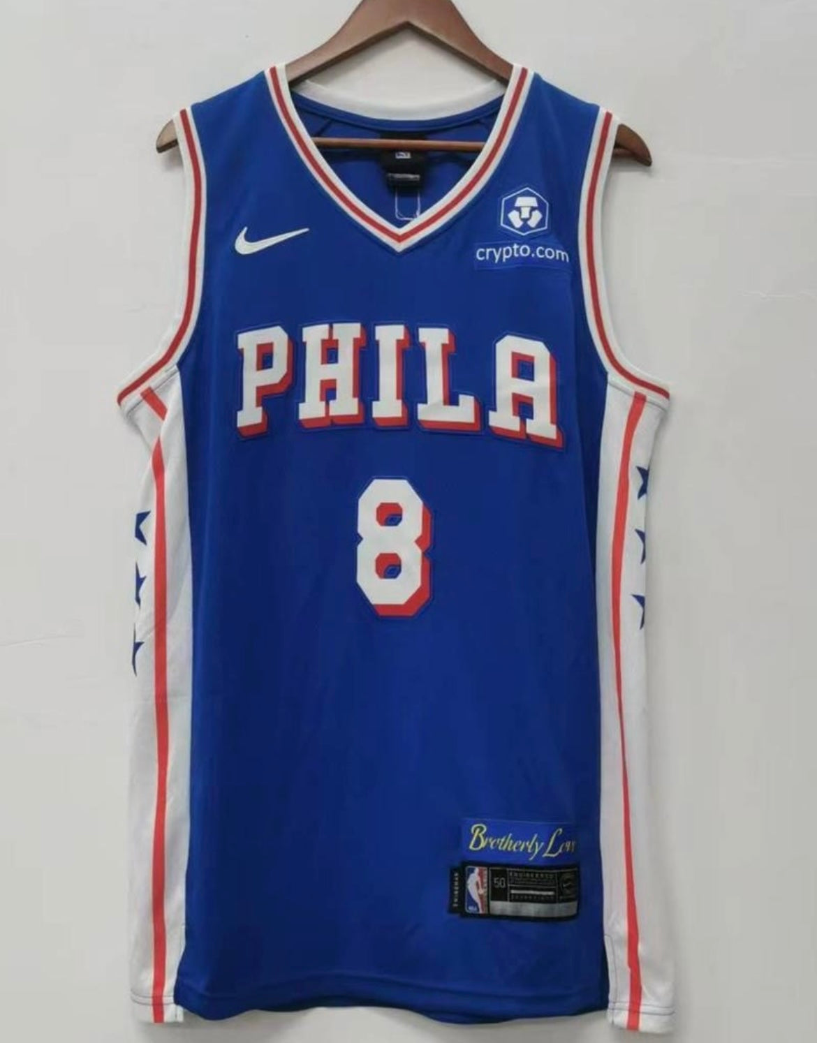 Paul George YOUTH KIDS Philadelphia 76ers Official NBA Jersey blue