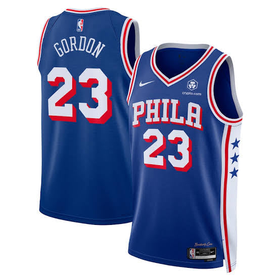 Eric Gordon YOUTH KIDS Philadelphia 76ers Official NBA Jersey