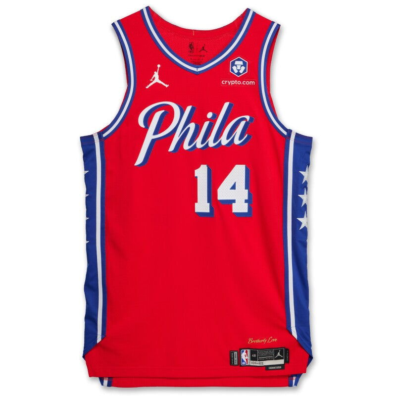 Ricky Council YOUTH KIDS Philadelphia 76ers Official NBA Jersey Red