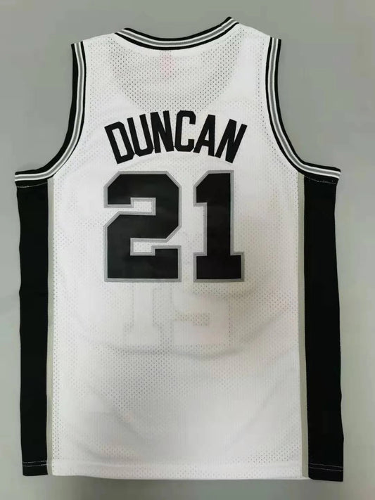 Tim Duncan San Antonio Spurs YOUTH KIDS Official NBA Mitchell & Ness Jersey