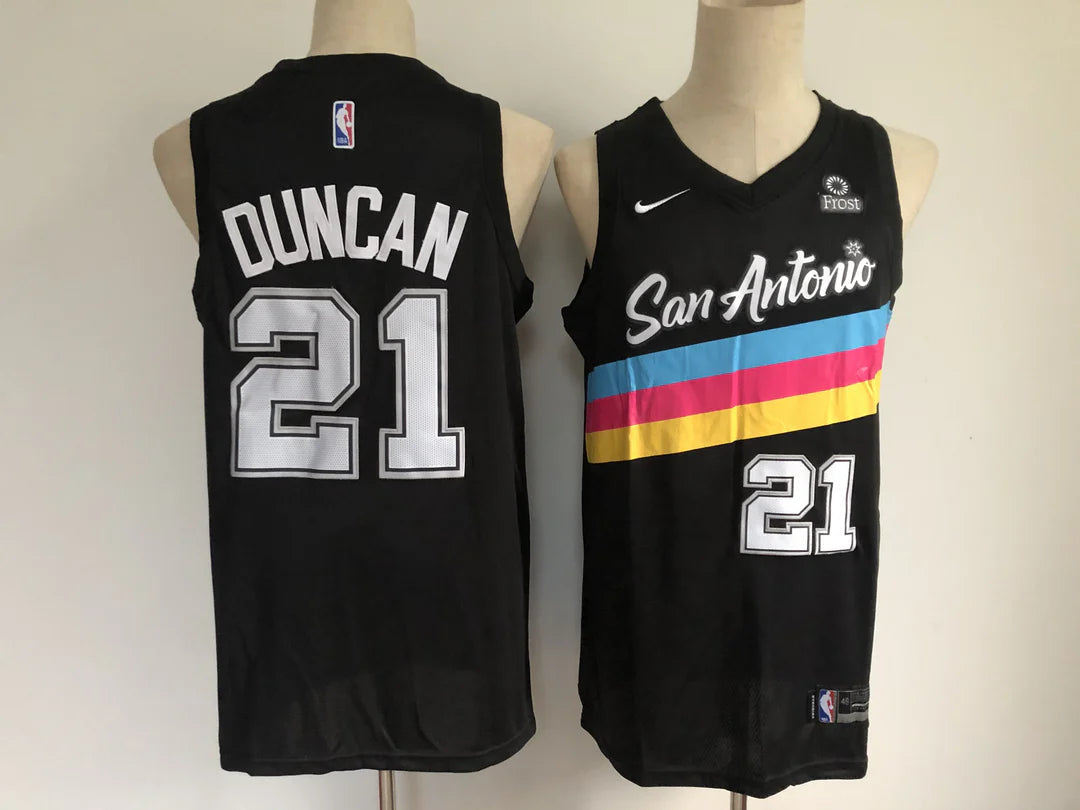 Tim Duncan San Antonio Spurs YOUTH KIDS Official NBA Mitchell & Ness Jersey
