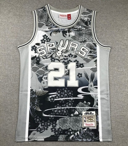 Tim Duncan San Antonio Spurs YOUTH KIDS Official NBA Mitchell & Ness Jersey