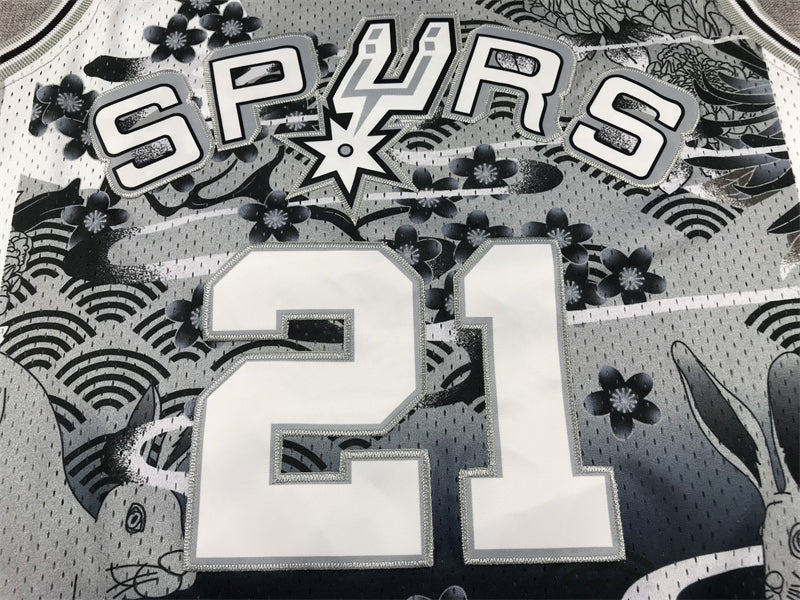 Tim Duncan San Antonio Spurs YOUTH KIDS Official NBA Mitchell & Ness Jersey