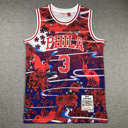 Allen Iverson YOUTH KIDS Philadelphia 76ers Official NBA Jersey