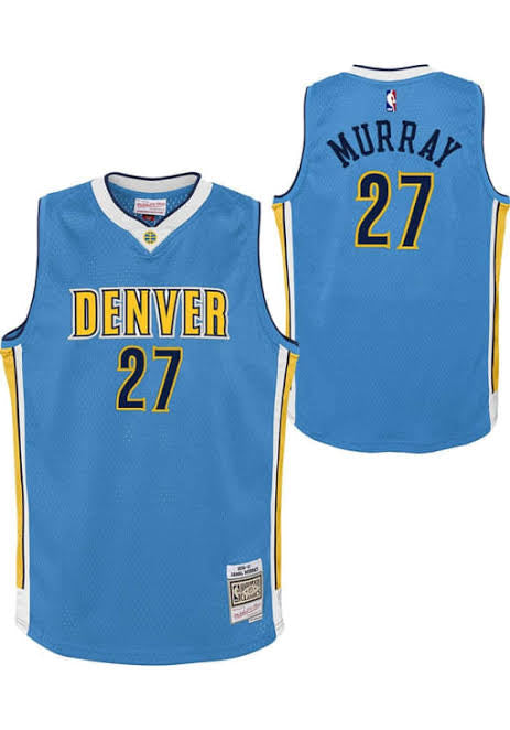 Jamal Murray YOUTH KIDS Denver Nuggets Jersey Mitchell & Ness