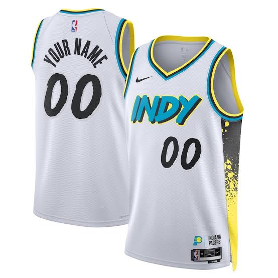 Indiana Pacers Any Name & Number YOUTH KIDS Official NBA Nike Jersey White