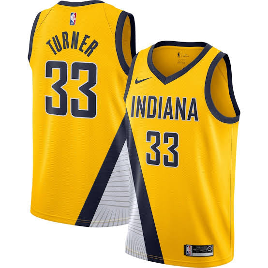 Myles Turner YOUTH KIDS Official NBA Nike Jersey yellow