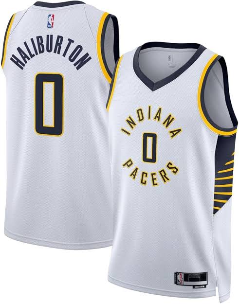 Tyrese Haliburton YOUTH KIDS Official NBA Nike Jersey White