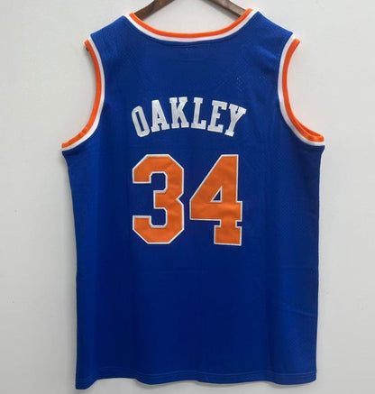 Charles Oakley YOUTH New York Knicks Official NBA Jersey blue