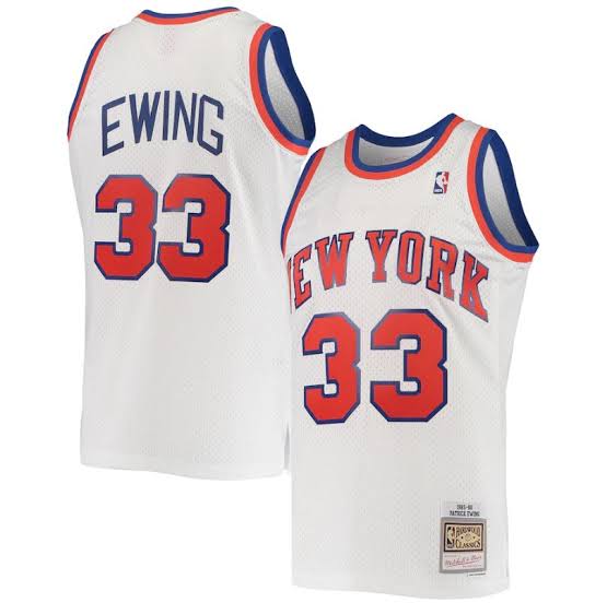 Patrick Ewing YOUTH New York Knicks Official NBA Jersey White