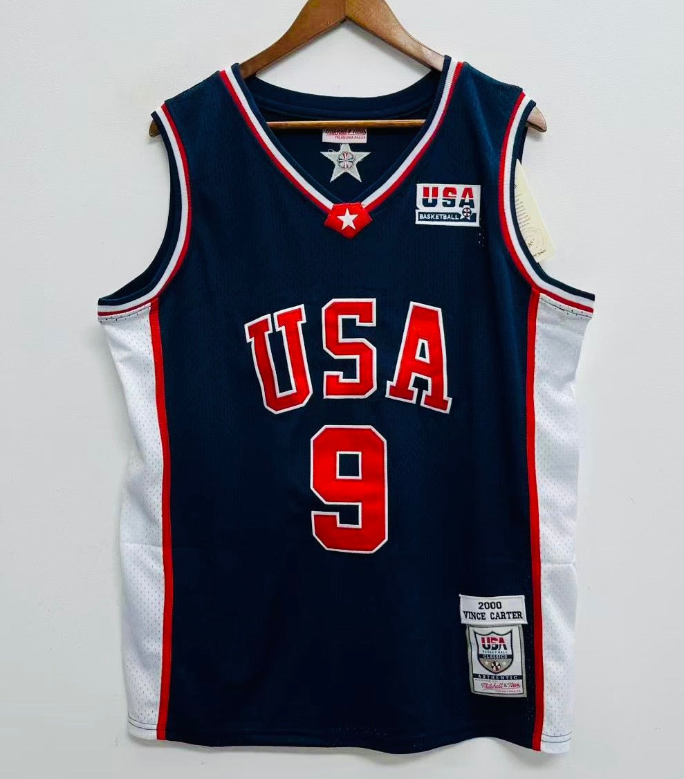 Vince Carter YOUTH KIDS USA Basketball Olympic Mitchell & Ness Jersey