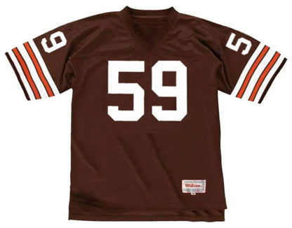 Mike Johnson Cleveland Browns Official NFL Mitchell & Ness Jersey