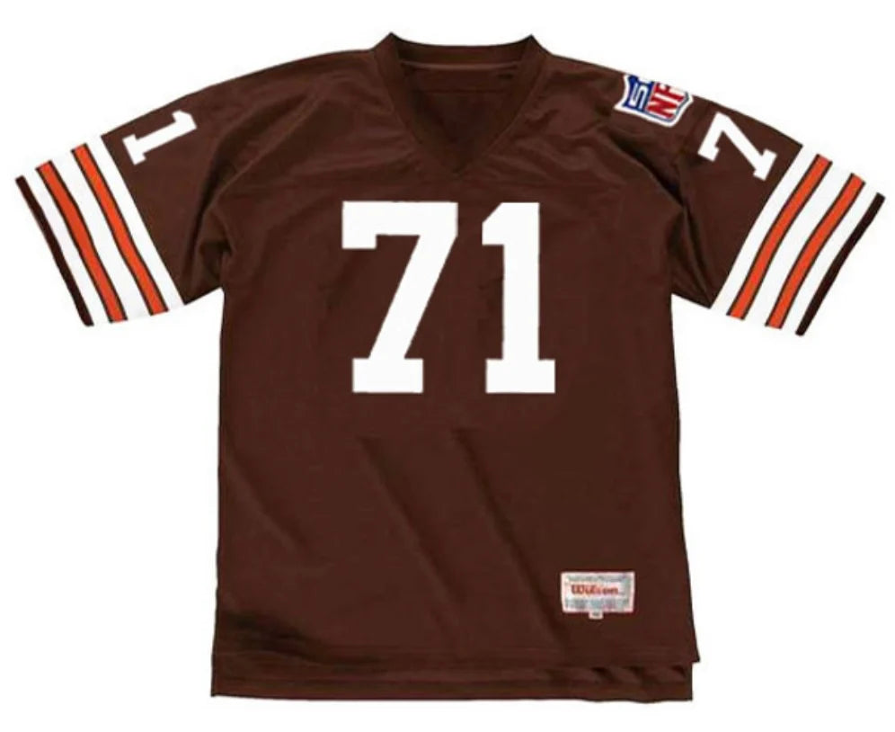 Walter Johnson 1969 Cleveland Browns Official NFL Mitchell & Ness Jersey