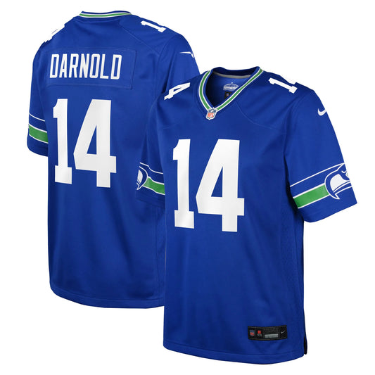 Sam Darnold YOUTH KIDS Seattle Seahawks Official NFL Nike Retro Jersey